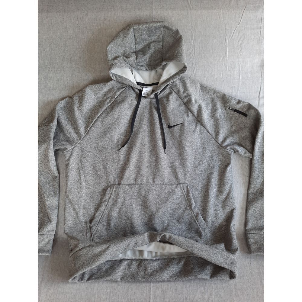 Nike Therma-Fit Men's Large Scuba Style Hoody Drawstring Fleece Pocket Sweater
